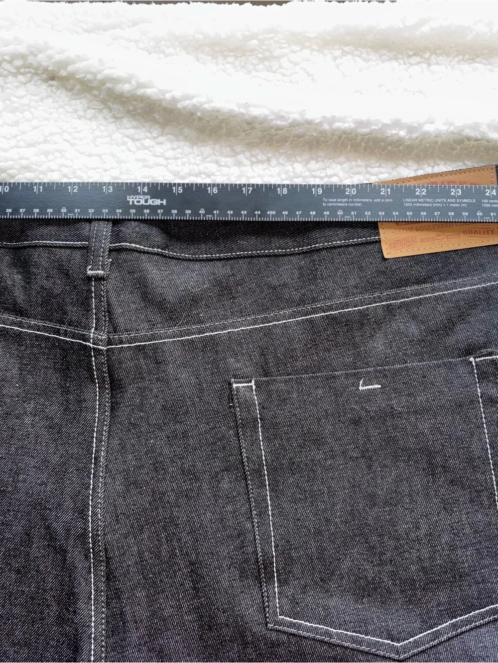 Lowrider Denim Shorts The Boulevard Classic Black Jorts Size 50 Deadstock NWT